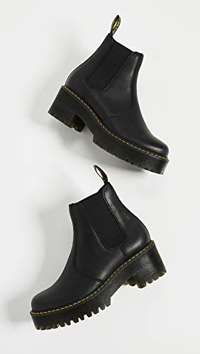 Dr Martens Dr. Martens Women's Rometty Chelsea Boot, Black Burnished Wyoming, 8 - Image 5