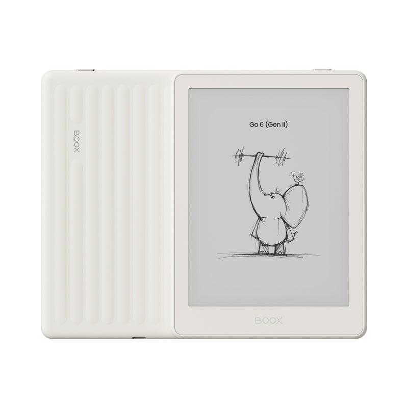 BOOX Go 6 (Gen II) 6-Inch E Ink eReader, 300 PPI, Android 11, 3GB RAM, 32GB Storage, Dual-Tone Front Light, Wi-Fi & Bluetooth 5.0, White - Image 3
