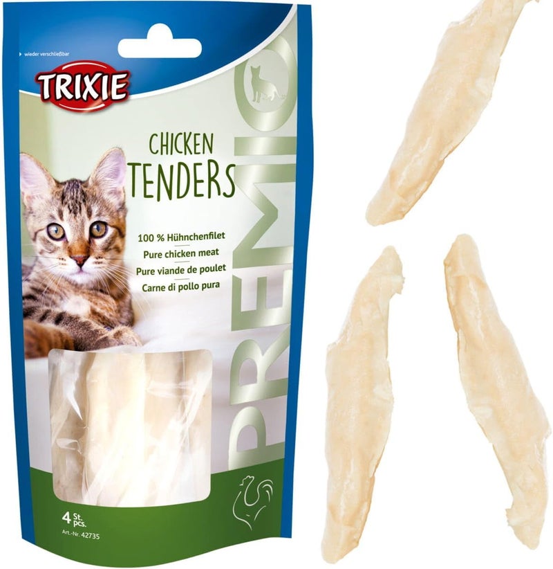 Trixie Premio Chicken Tenders Cat Treats - 4pcs - Image 1