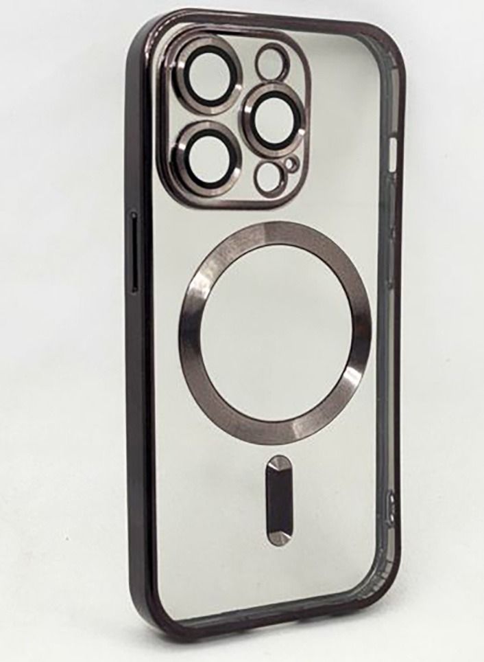 IPhone 14 Pro (6.1 Inch) MagSafe Case With Colored Sides & Camera Protection - Clear / BLACK  - Image 2