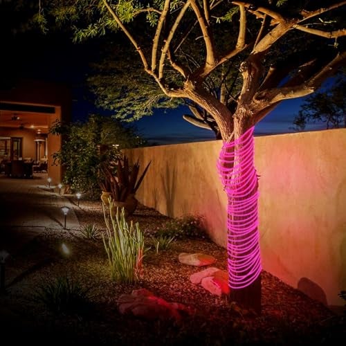 Wipro Garnet 50 Meters Led Strip Light| 144 LEDs/Mtr | Pink | Ip65-Waterproof | Flexible Rope Light for Outdoor & Indoor Decoration Strip for Balcony, False Ceiling|Pack of 1 - Image 3