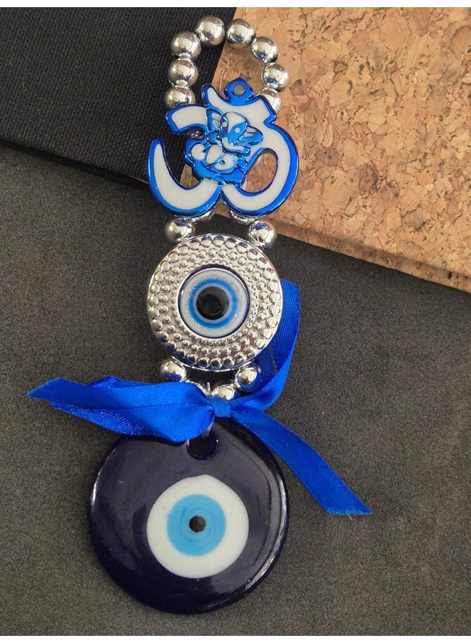DT DECTONE Evil Eye Hanging Lucky Om,Ganesha Nazar Battu for Home Protection, Good Luck Charm and Prosperity at Car, Office and Home (Pack of 1) - Image 5