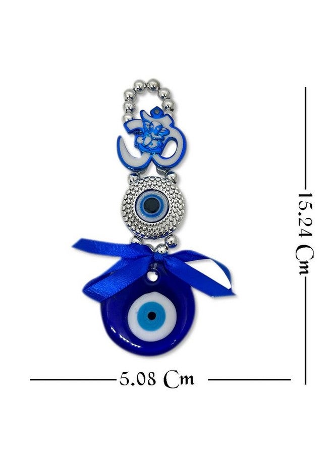 DT DECTONE Evil Eye Hanging Lucky Om,Ganesha Nazar Battu for Home Protection, Good Luck Charm and Prosperity at Car, Office and Home (Pack of 1) - Image 2