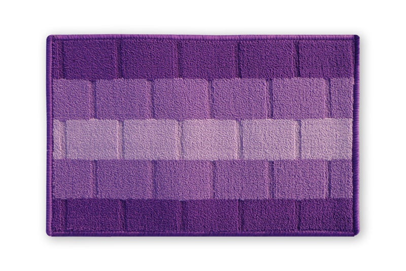 Status Contract Anti Slip Front Door Mat|(38x58cm) Living Room Rug for Entrance Door|Polypropylene Floor Mats for Home|Essential Small Rugs for Office, Bedroom & Kitchen|Purple | Set of 1 - Image 2