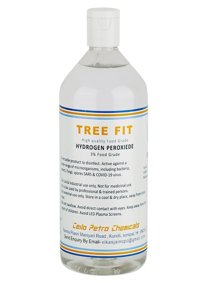 Tree Fit Hydrogen Peroxide 3% w/w FOOD GRADE For Plants And Multi Use Disinfactant | (250 ML X 4 = 1000 ML) - Image 2