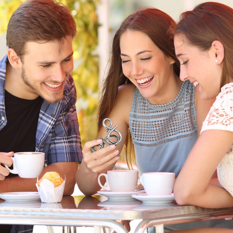 ArtCreativity Gamie Brain Teaser Puzzles, Metal Wire Puzzle Set of 12 Unique Individually IQ Wire Metal Puzzles - Fun Brain Teaser IQ Game - Great Educational Toy for Party Favor Kids and Adults Challenge - Image 4