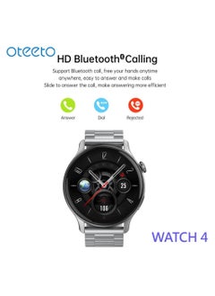 Oteeto oteeto  Watch4 Classic Smart Watch, Rotating Bezel, Health Monitoring, Fitness Tracker, Bluetooth, 42mm, Black (UK Version)  - Image 3