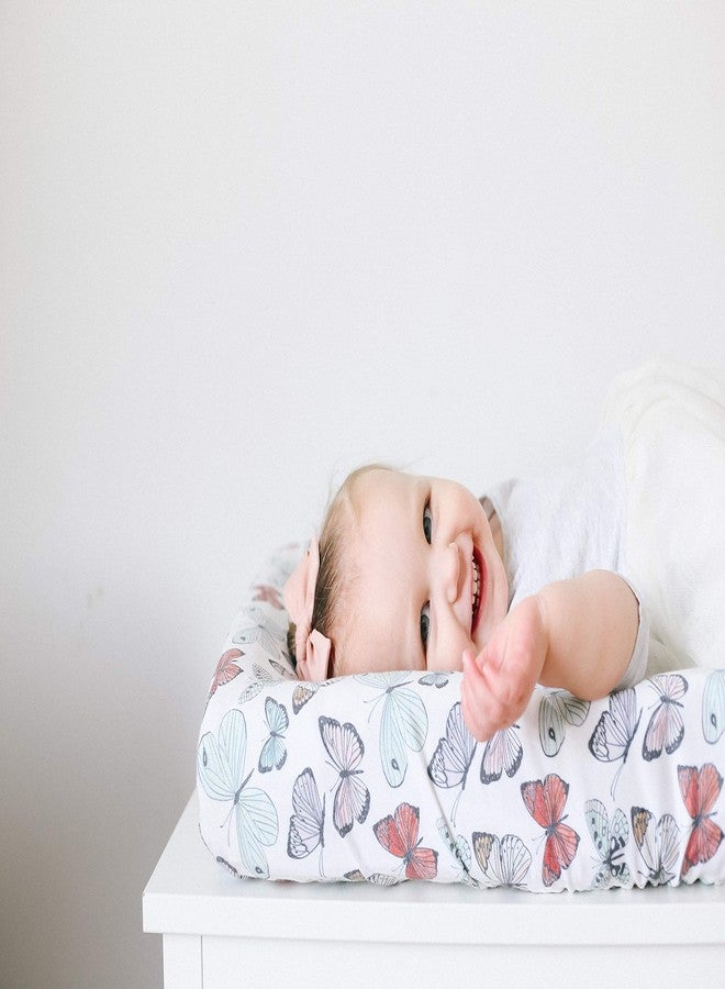 Copper Pearl Premium Knit Changing Pad Cover Soft, Stylish, and Universal Fit for All Standard Diaper Changing Pads, Trendy Design Changing Pad Covers, Dot - Image 4