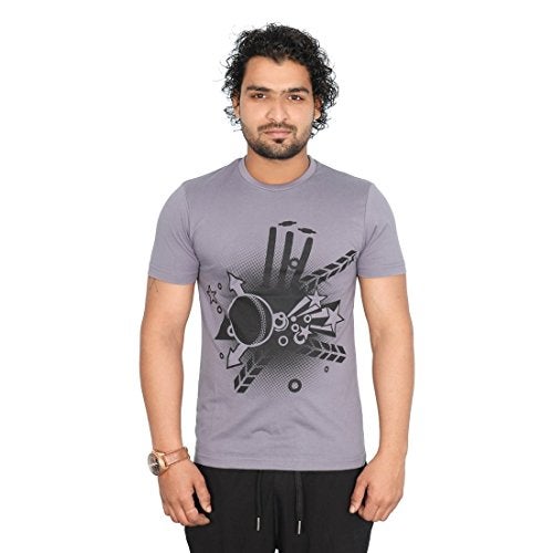 Vector X VTC-001-L-S Cotton T-Shirts, Small (Grey) - Image 1