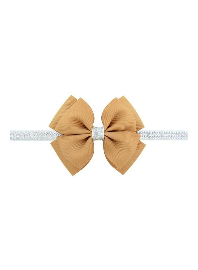 NIBEMINENT 2-Piece Baby Hair Bow Fower Headband Multicolour - Image 2
