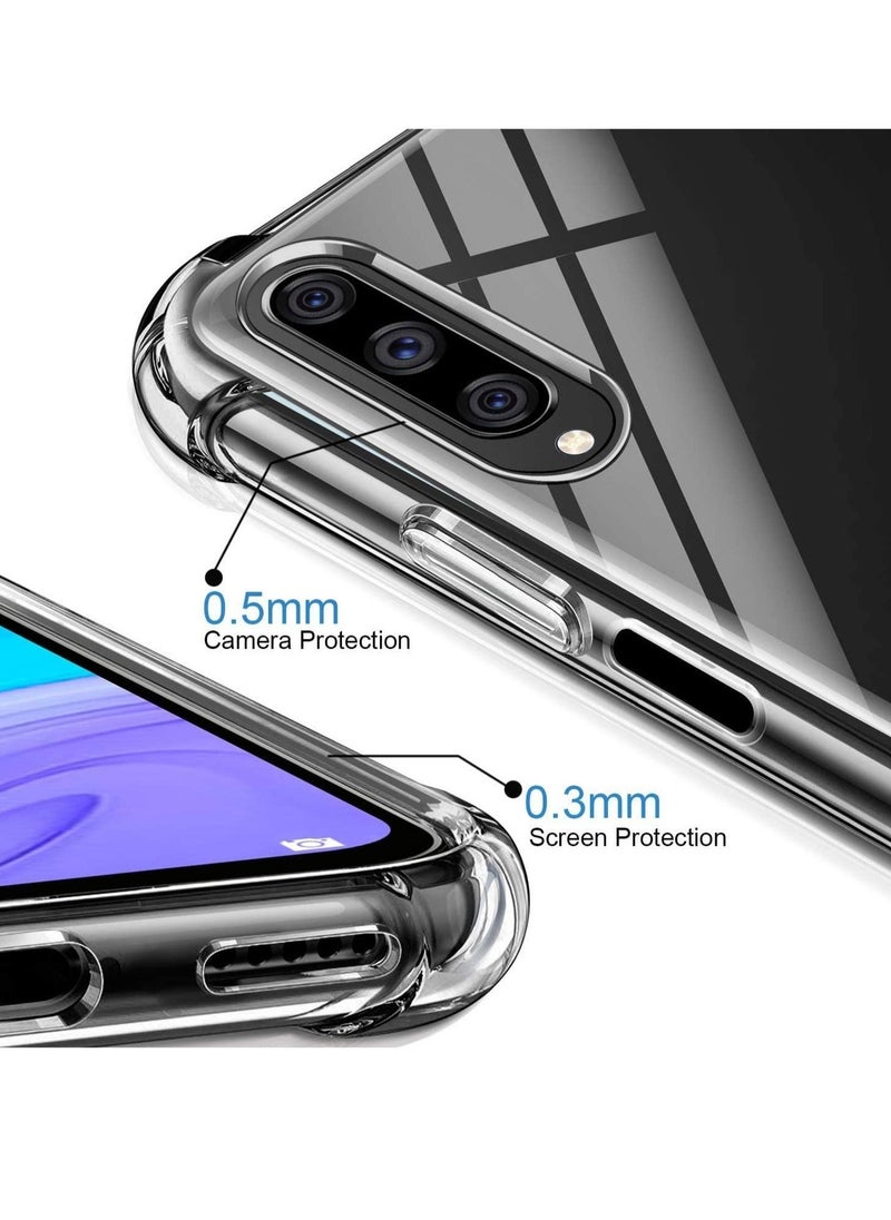 Raxoom Huawei Y9s Case with 2 Pack Screen Protector, Clear Huawei Y9s Case Cover, Tempered Glass Film - Image 3
