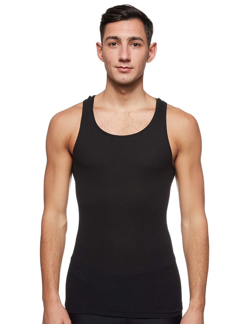 Hanes mens Comfortsoft Moisture Wicking Tagless Tank Undershirts - Multipacks fashion t shirts, Assorted 4-pack, X-Large US - Image 3