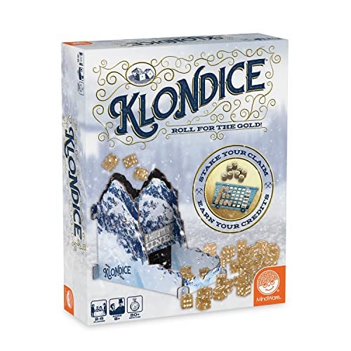 MindWare Klondice Game Fun Dice Games for Family Game Night Ages 8 and up 26 Players - Image 1