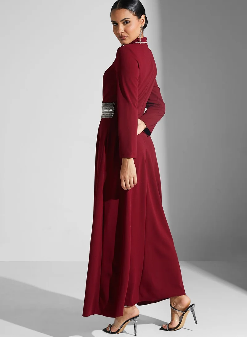 Khizana Embellished Waist Dress