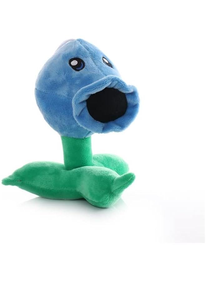 PVZ Plush Toys-Come with 50pcs Stickers, PVZ Figures Plush Stuffed Toy, Zombie Plant Plush Toy, Zombie Plush, Plants Plush, PVZ Stuffed Toys, PVZ Plush Figures Set (Snow Pea)  - Image 2