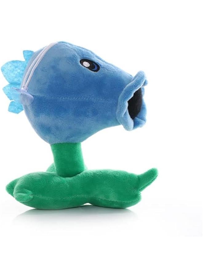 PVZ Plush Toys-Come with 50pcs Stickers, PVZ Figures Plush Stuffed Toy, Zombie Plant Plush Toy, Zombie Plush, Plants Plush, PVZ Stuffed Toys, PVZ Plush Figures Set (Snow Pea)  - Image 3