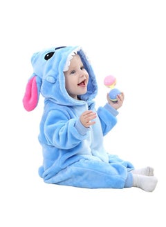 Generic Stitch Themed Comfy Onesie Blue/Pink/White  - Image 2