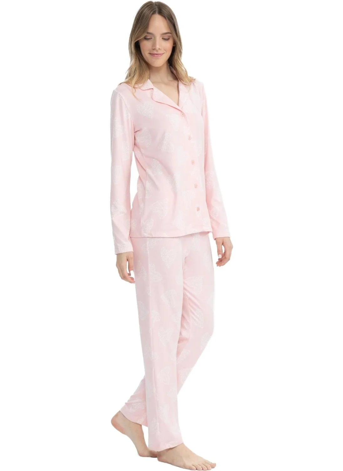 U.S. Polo Assn. Base. Polo Assn. Women's Pink Pajamas Set
