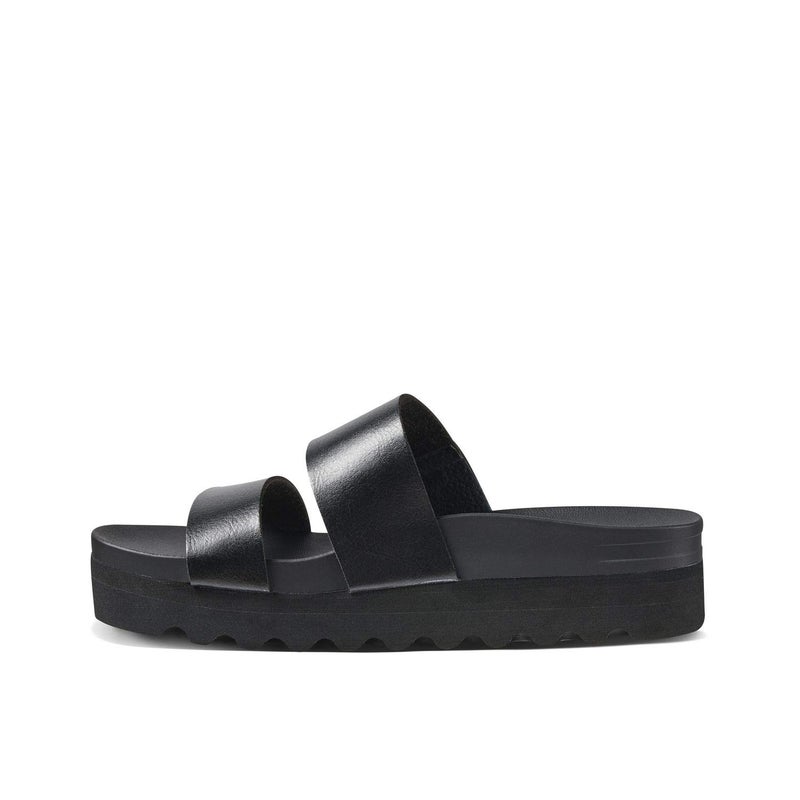 Reef Cushion Vista Hi Womens Platform Fashion Sandal, Arch Support, Ultra Soft Cushion Footbed, Black/Black, 12 - Image 4