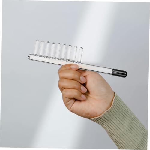 piercing High Frequency Wand For Hair, Dandruff Remover Comb, Splitends Remover Machine For Hair High-Frequency Comb Only 1-Pc Scalp Stimulating Attachment(Red) - Image 4