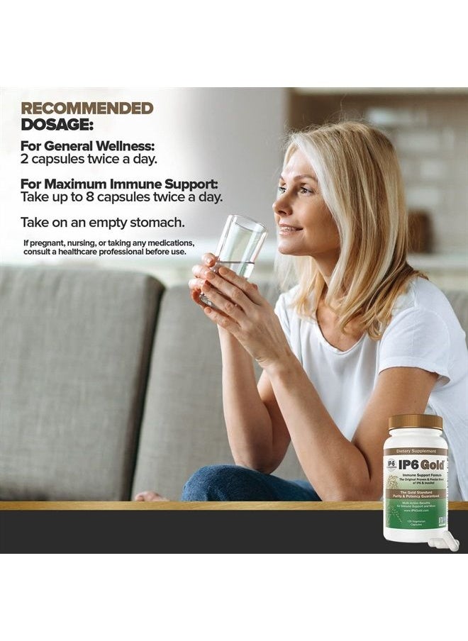 IP6 Gold - Immune Support Formula, 120 Vegetarian Capsules - Image 1