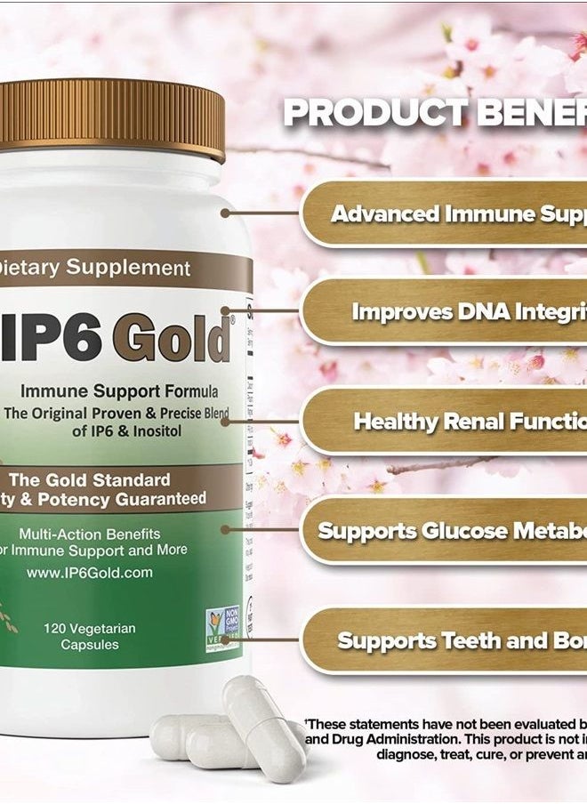 IP6 Gold - Immune Support Formula, 120 Vegetarian Capsules - Image 1