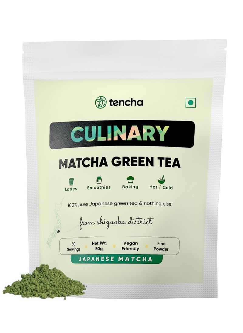 Tencha Culinary Matcha Green Tea Powder 50G (Japanese Matcha)  - Image 1