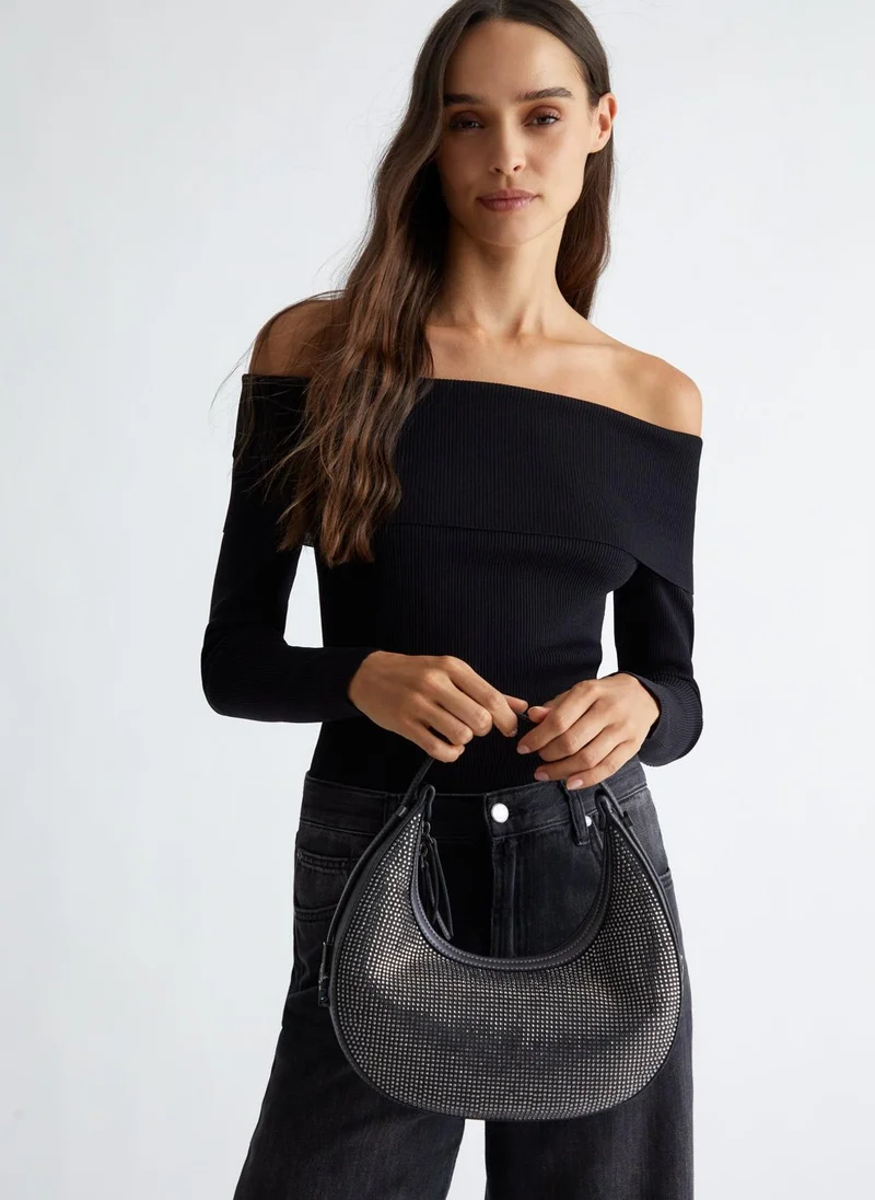 Liu Jo Shoulder bag with rhinestones