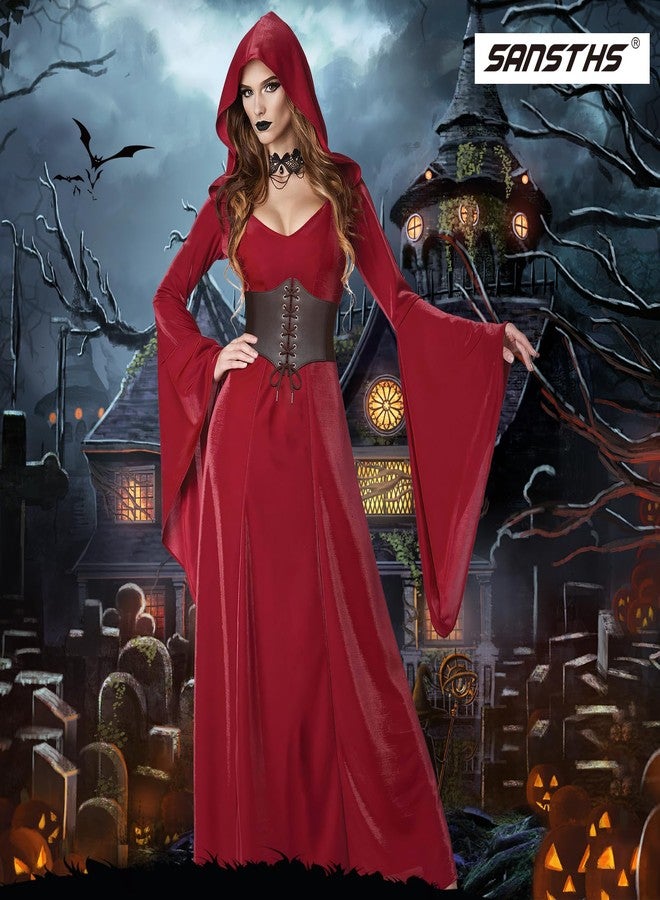 SANSTHS Wide Corset Belt for Women Lace-up Renaissance Corset Hight Waist Elastic Belt for Halloween Costume Parties Coffee S - Image 3