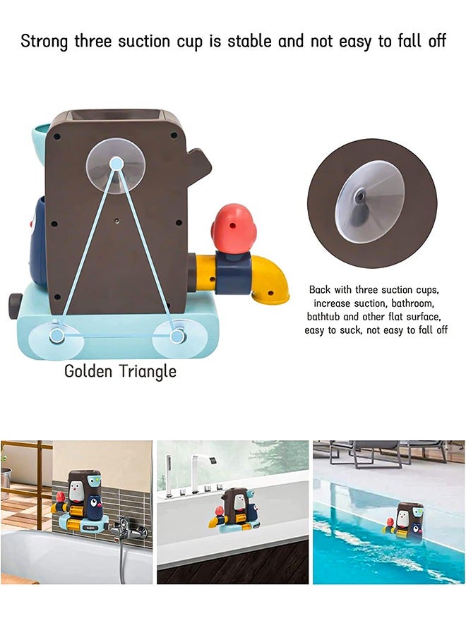 بيبي Baybee ألعاب حمام الطفل الخروج من بيت الشجرة المرح شلال حوض الاستحمام لعبة حمام السباحة ألعاب حمام الطفل للأطفال الصغار الأولاد والبنات - Image 3