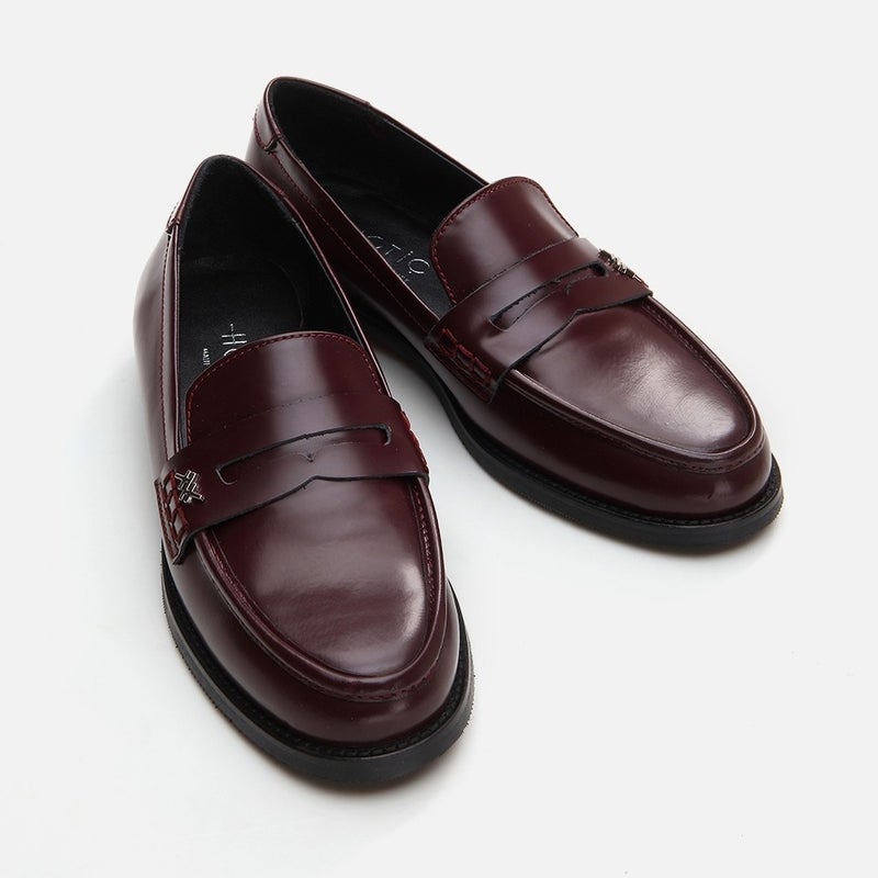 Hotiç 01AYH291700A780 GENUINE Leather Claret Red Women's Loafer  - Image 4