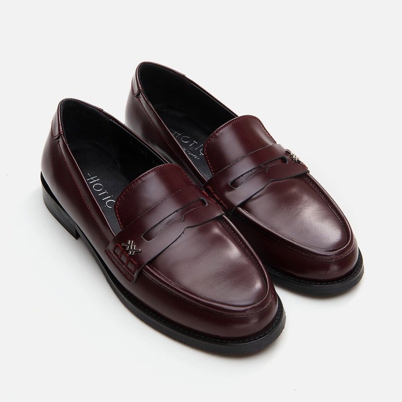 Hotiç 01AYH291700A780 GENUINE Leather Claret Red Women's Loafer  - Image 5