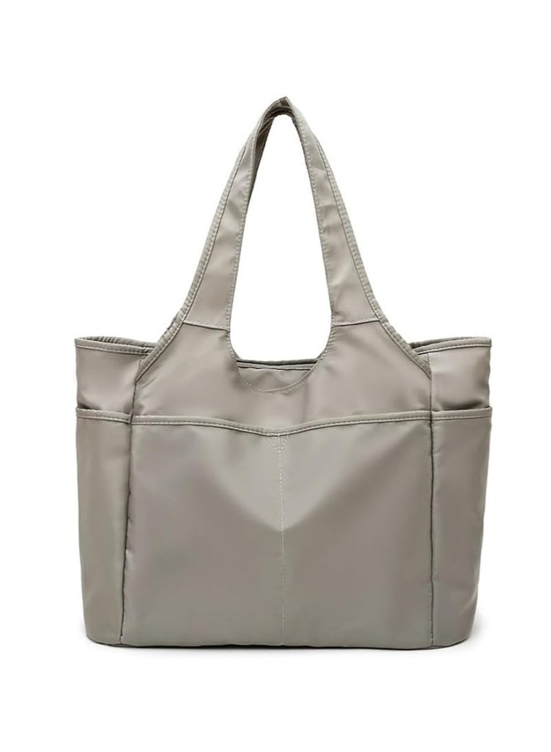 Multi Pocket Tote Shoulder Bag Multi-function Nylon Shoulder Handbag Travel Purse Bags - Image 1