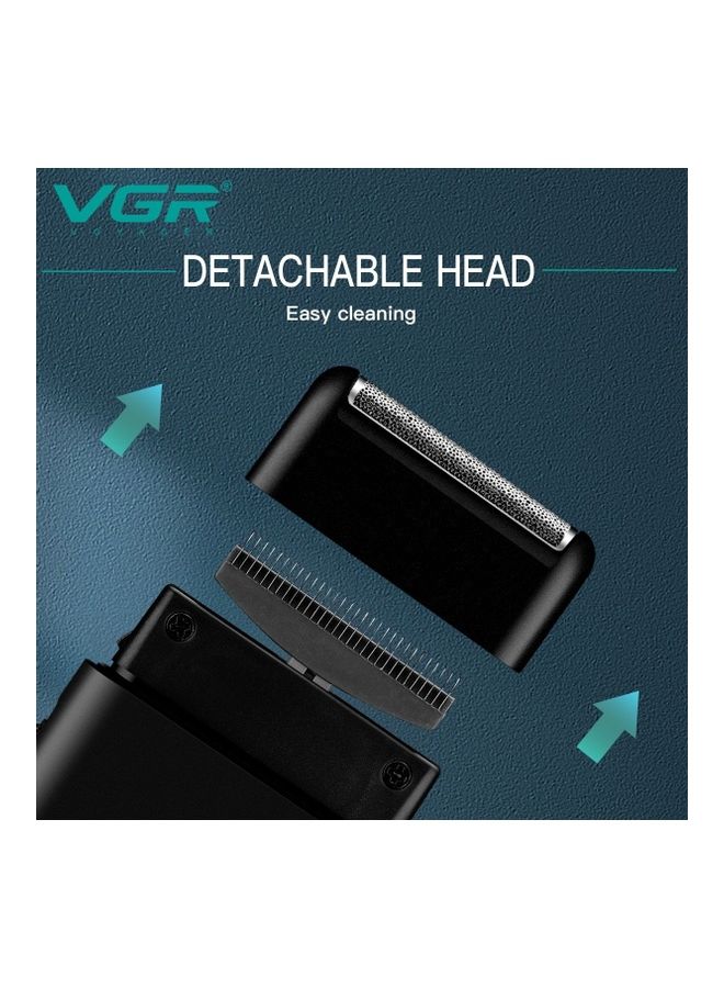 VGR V-390 Single Foil Cordless Electric Travel Mini Manufacturer Shaver For Man Multicolor - Image 4
