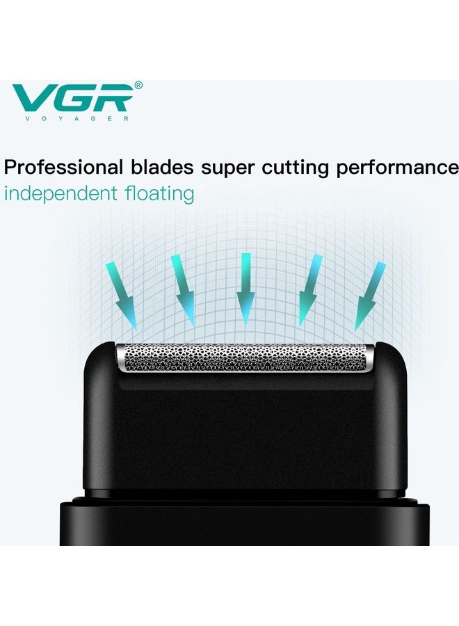 VGR V-390 Single Foil Cordless Electric Travel Mini Manufacturer Shaver For Man Multicolor - Image 5