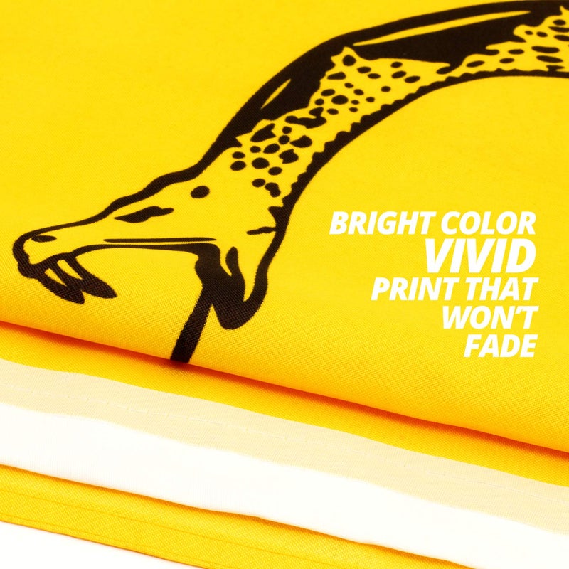 Anley Fly Breeze 3x5 Foot Don't Tread On Me Flag - Vivid Color and Fade proof - Canvas Header and Double Stitched - Flags Polyester with Brass Grommets 3 X 5 Ft - Image 5
