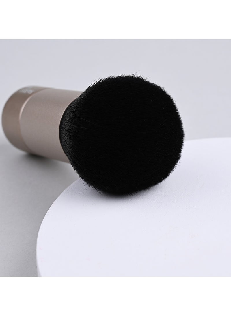 SaDM Shiny SaDM Shiny Vegan Kabuki Brush – Professional Makeup Brush for Flawless Powder & Cream Application  - Image 4