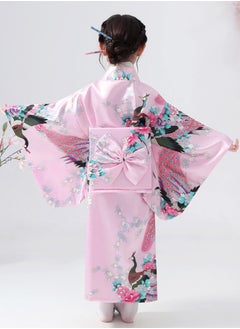 Al Aoyama Al Aoyama japanese traditional dress kimono robe for kids girls costume  - Image 5