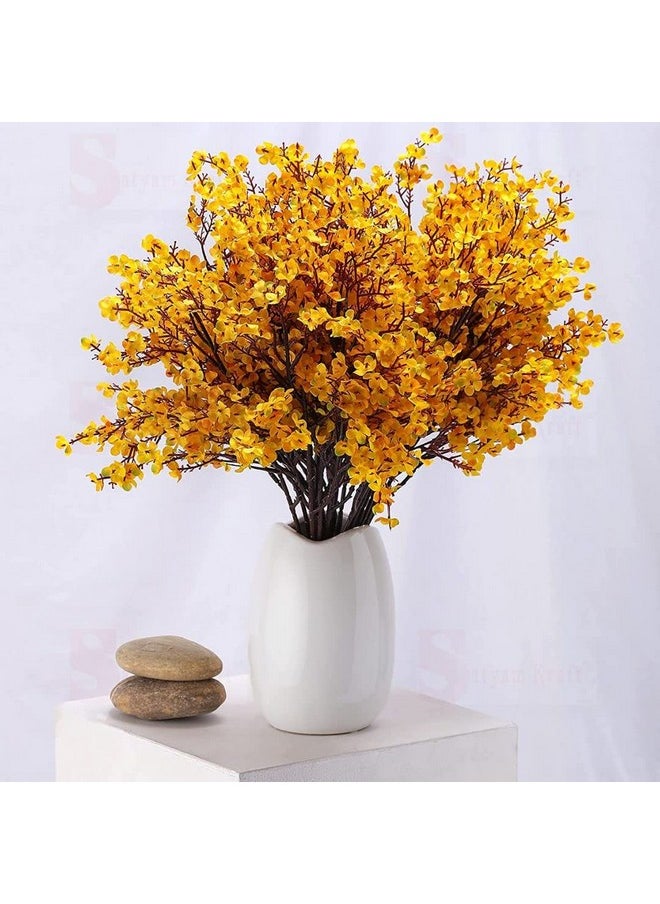 SATYAM KRAFT 1 Bunch Artificial Babys Breath Gypsophila Flower Bunch Items for Christmas, Home, Living Room, Table Decoration,Valentine(Without Vase) (Orange)(Fabric) - pzsku/ZAE3F0F92C33CDE17E916Z/45/_/1737721433/f8be30be-cafb-4694-9621-f54c5e9e9ef9