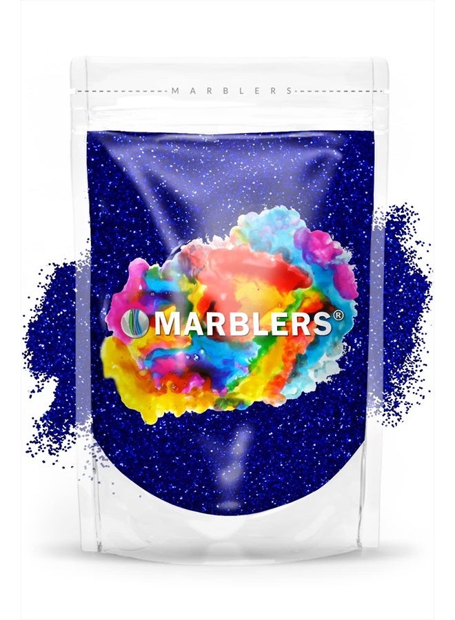 MARBLERS Twinkle Glitter [Royal Blue] 3oz (85g) | Fine | Non-Toxic, Vegan, Cruelty-Free | Face, Body, Eyeshadow, Hair, Festival, Party Makeup | Nail Art, Polish | Resin, Tumbler, Slime, Craft - Image 1