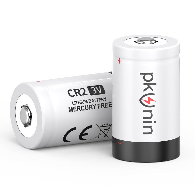 PKUNIN Cr2 Battery 3V Range Finder Batteries  Cr15H270 3 Volt Lithium Battery 2 Pack Long-Lasting Power - Image 1