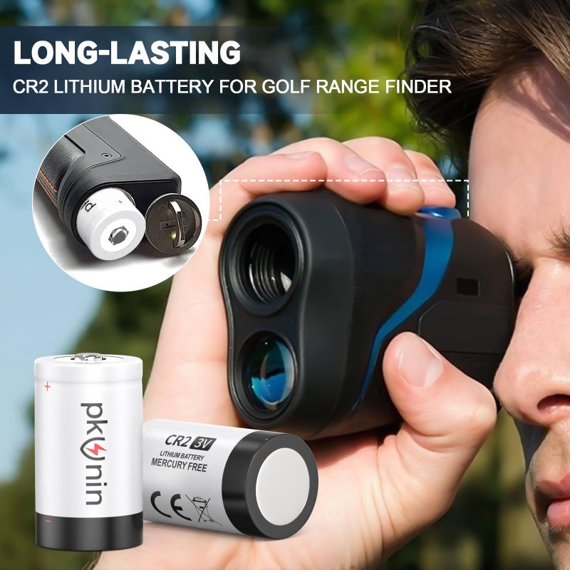 PKUNIN Cr2 Battery 3V Range Finder Batteries  Cr15H270 3 Volt Lithium Battery 2 Pack Long-Lasting Power - Image 2