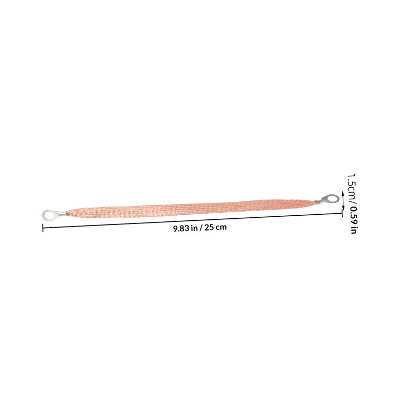Car Grounding Kit, Braided Copper Straps for Reliable Vehicle Grounding, Automotive Use - Image 2