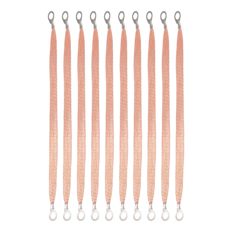 Car Grounding Kit, Braided Copper Straps for Reliable Vehicle Grounding, Automotive Use - Image 1