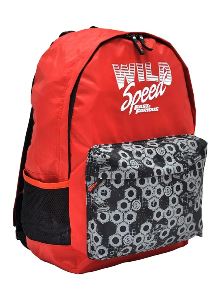 UNIVERSAL Fast & Furious Wild Speed Teens Backpack 16"