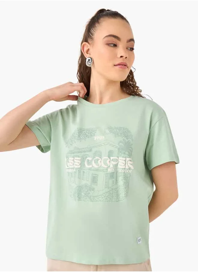 Lee Cooper Lc Logo Tee For Female