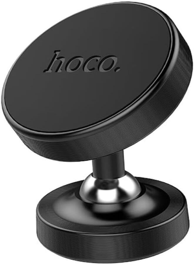 Hoco Hoco CA36 Plus - Dashboard Metal Magnetic Car Holder (Center Console), Compatible With iPhone Samsung Xiaomi Oppo Huawei - Black 