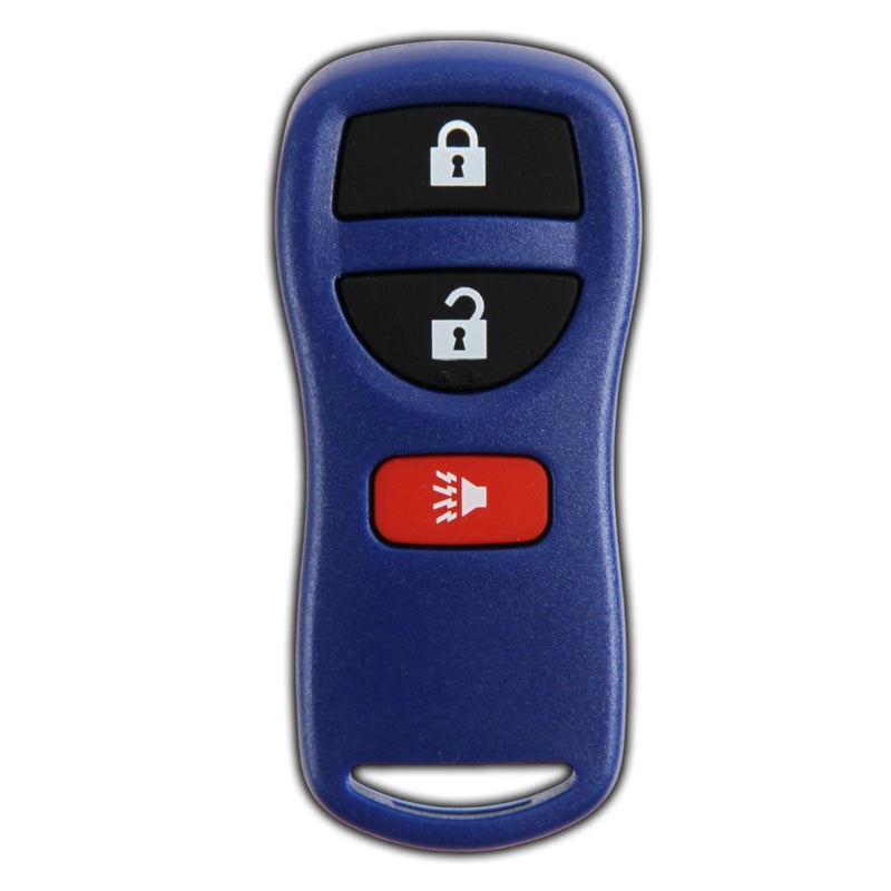 KeylessOption Key Fob for 2002 2003 2004 2005 2006 2007 2008 2009 2010 2011 2012 2013 2014 2015 2016 2017 Nissan Titan Rogue Infiniti Remote 3Button KBRASTU15 Programming Guide Included
