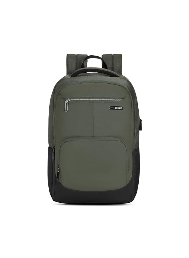 Safari Nex 26L Laptop Backpack Bag for Men and Women, Ideal for Office Use/School/College, 2 Compartment, Rain Cover, Antitheft Pocket, USB Port, Trolley Sleeve & Organizer - Image 1