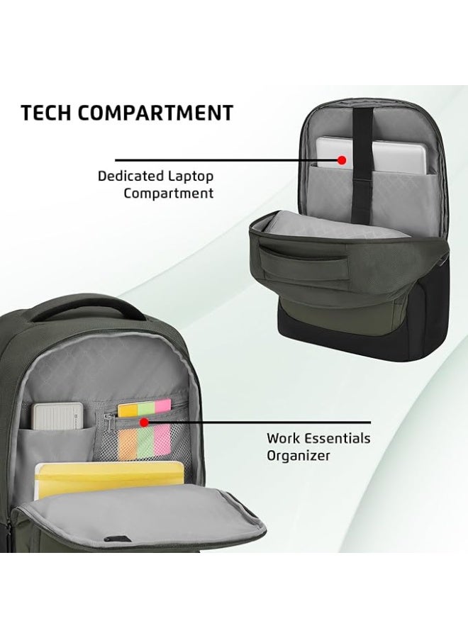 Safari Nex 26L Laptop Backpack Bag for Men and Women, Ideal for Office Use/School/College, 2 Compartment, Rain Cover, Antitheft Pocket, USB Port, Trolley Sleeve & Organizer - Image 3